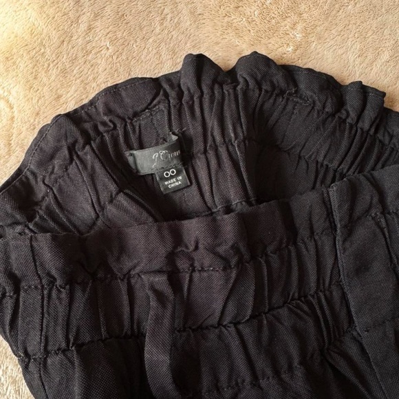 JCrew linen blend trousers with paper bag waist - Picture 5 of 6